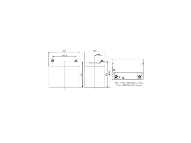 Fullriver Batterie Deep Cycle 12 V 85Ah 12 V 85Ah Fullriver Batterie Deep Cycle 12 V 85Ah 12 V 85Ah