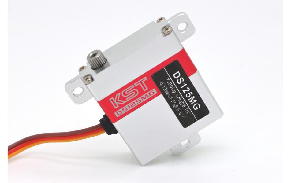 KST Flächenservo DS125MG 7 kg, 0.12 s, Digital KST Flächenservo DS125MG 7 kg, 0.12 s, Digital