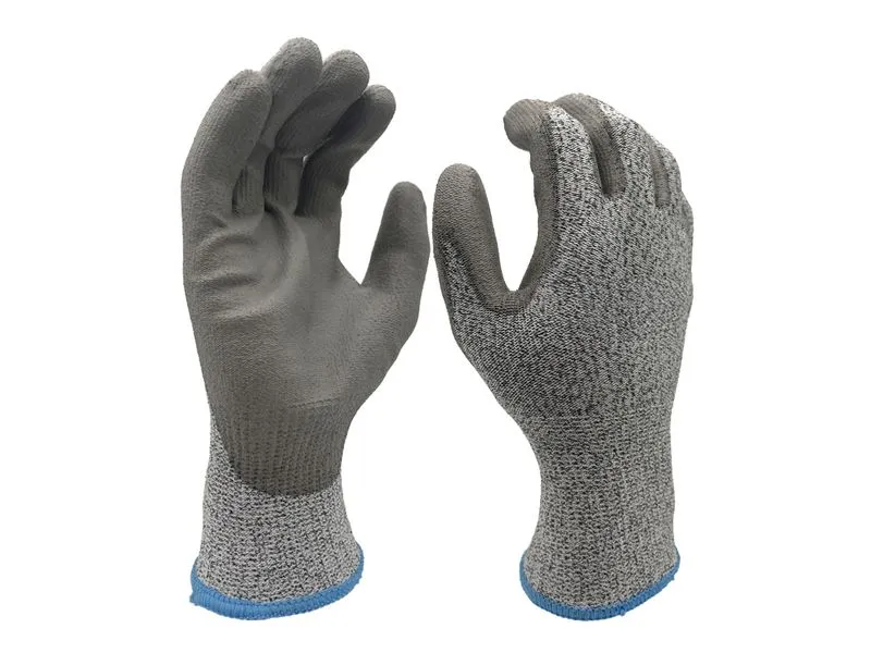 FTM Schnittschutzhandschuh Klasse B, Nylon L, Grau, 12 Stück