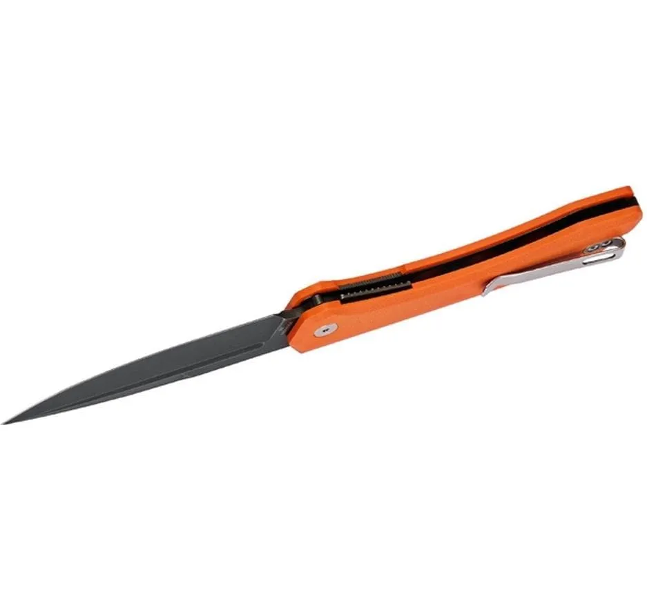Herbertz Taschenmesser Outdoor Liner Lock orange Micarta