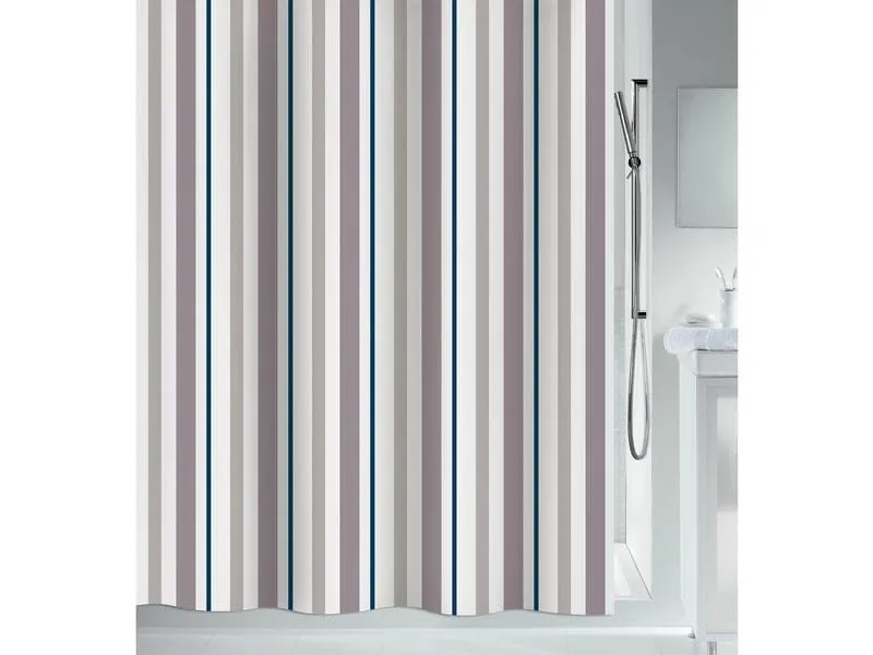 spirella Duschvorhang Biarritz 180 x 200 cm, Mehrfarbig