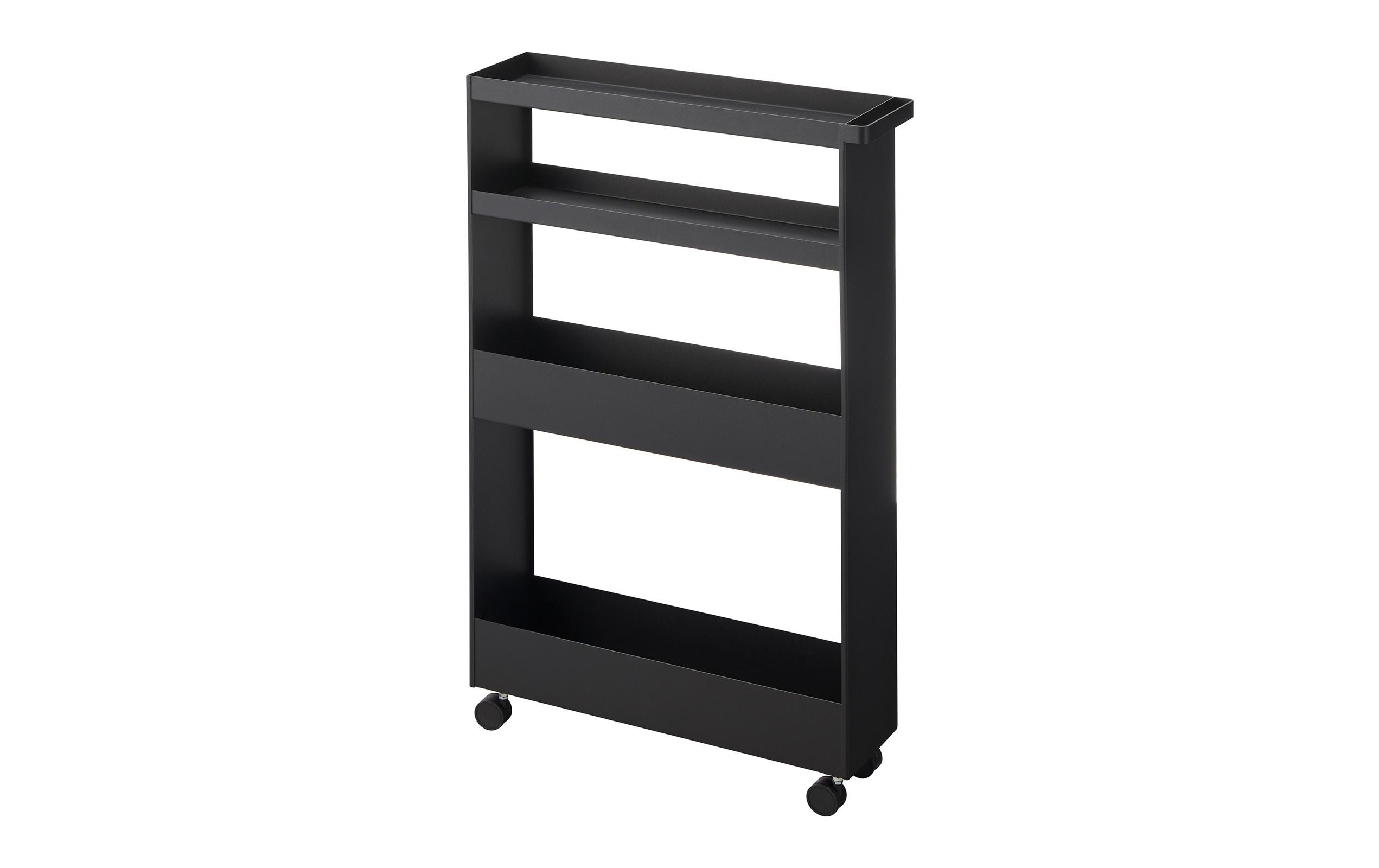 Yamazaki Küchenwagen Tower 48 x 80.5 cm, Schwarz
