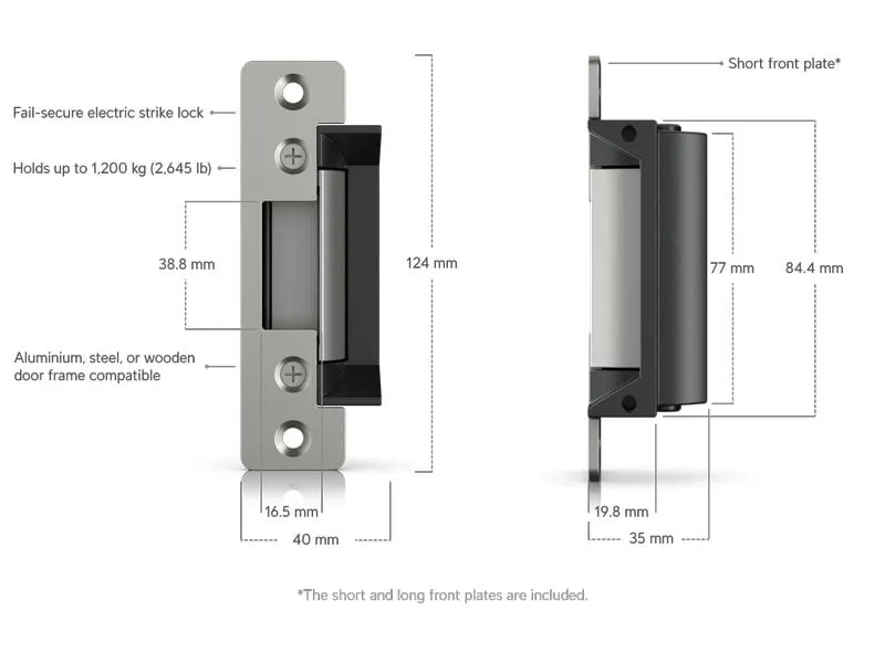 Ubiquiti Elektrischer Türöffner Silber Ubiquiti Elektrischer Türöffner Silber