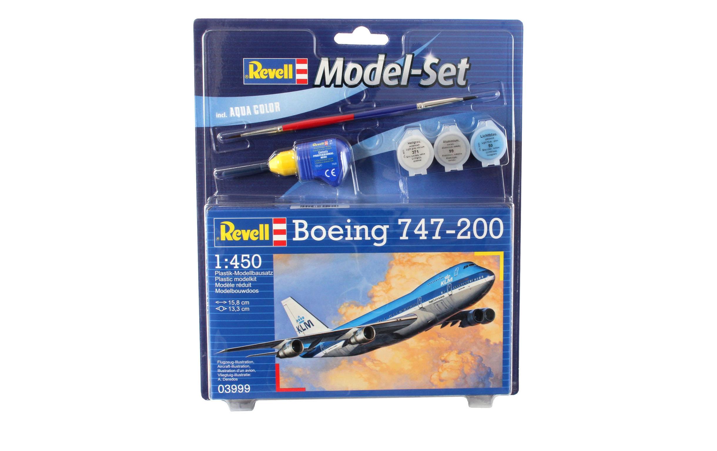 Revell Bausatz Model-Set Boeing 747-200 1:450