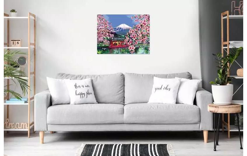 Ravensburger Malen nach Zahlen CreArt – Leinwand Japanische Kirschblüten