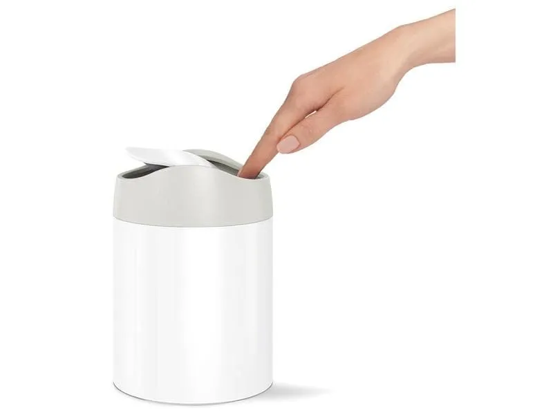 Simplehuman Abfalleimer 1.5 l, Weiss Simplehuman Abfalleimer 1.5 l, Weiss