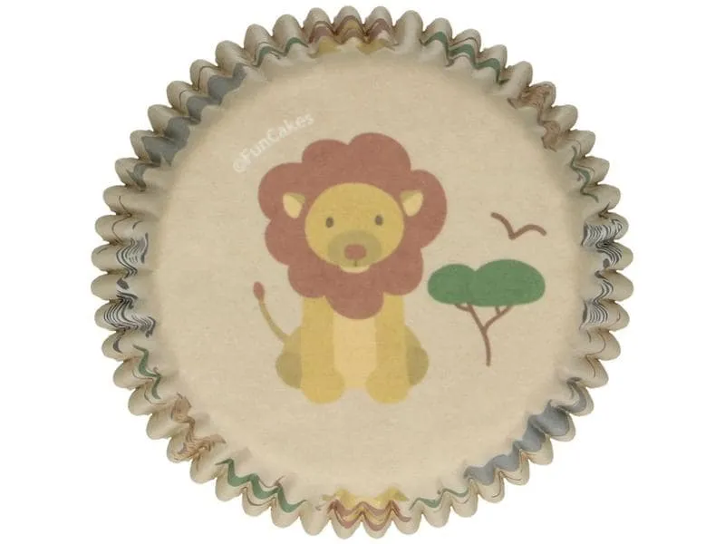 Funcakes Muffin Backform Safari 48 Stück Funcakes Muffin Backform Safari 48 Stück