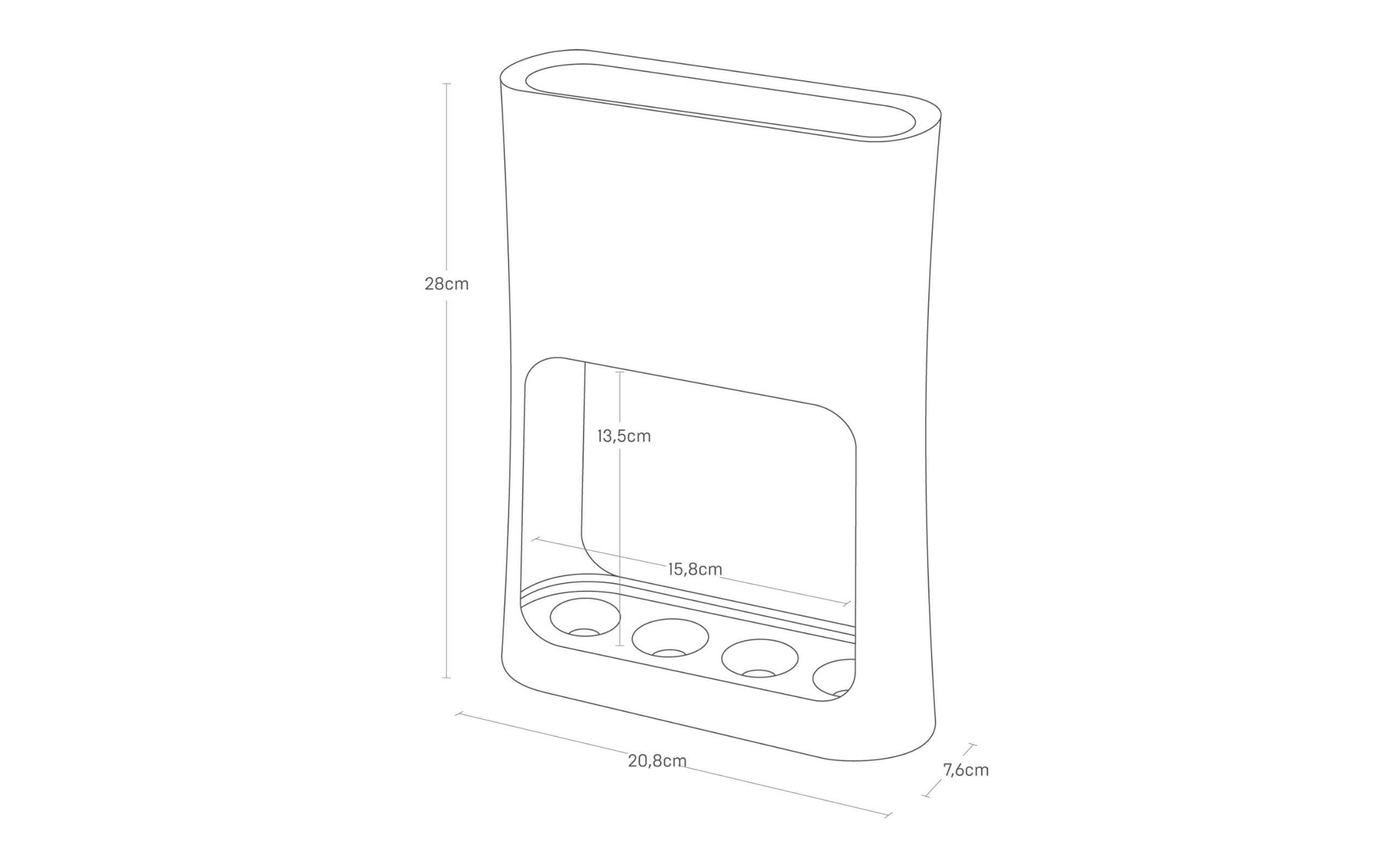 Yamazaki Schirmständer Oval Schwarz