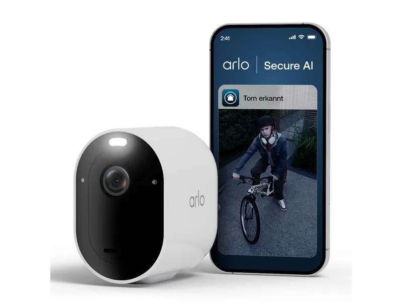 Arlo Überwachungsset Pro 6 2K 1er Set Weiss Arlo Überwachungsset Pro 6 2K 1er Set Weiss