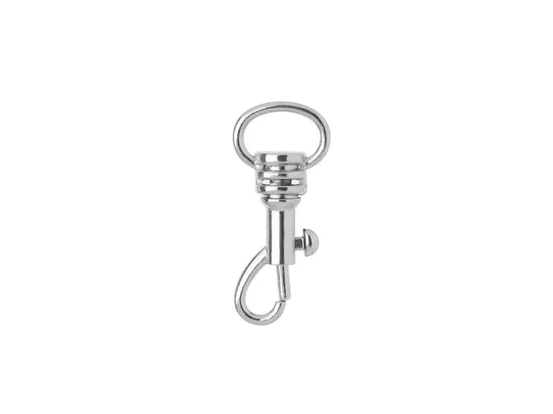Glorex Anhänger mit Karabiner, Ø 34 mm, 3 Stück, Silber Glorex Anhänger mit Karabiner, Ø 34 mm, 3 Stück, Silber