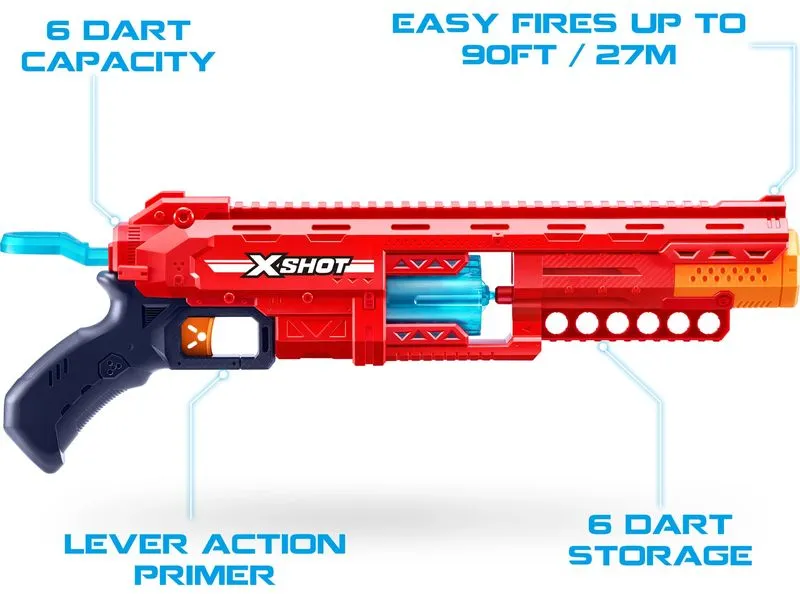 X-Shot Excel Caliber Blaster mit Darts Series 1 X-Shot Excel Caliber Blaster mit Darts Series 1