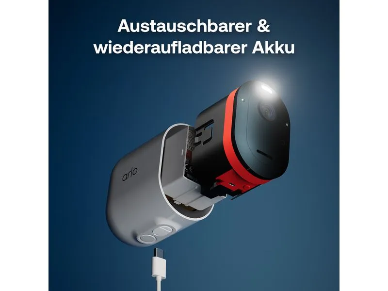 Arlo Überwachungsset Pro 6 2K 2er Set Weiss Arlo Überwachungsset Pro 6 2K 2er Set Weiss