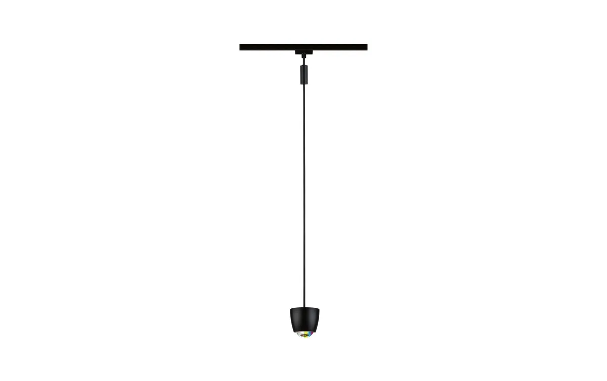 Paulmann URail LED Pendel Tyros RGBW Zigbee, 4.5W, schwarz matt