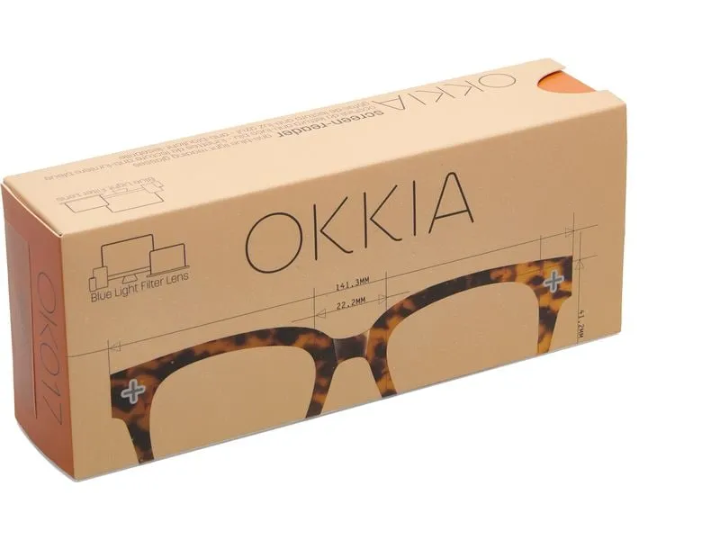 OKKIA Bildschirmbrille Giovanni Classic Havanna, +0,0