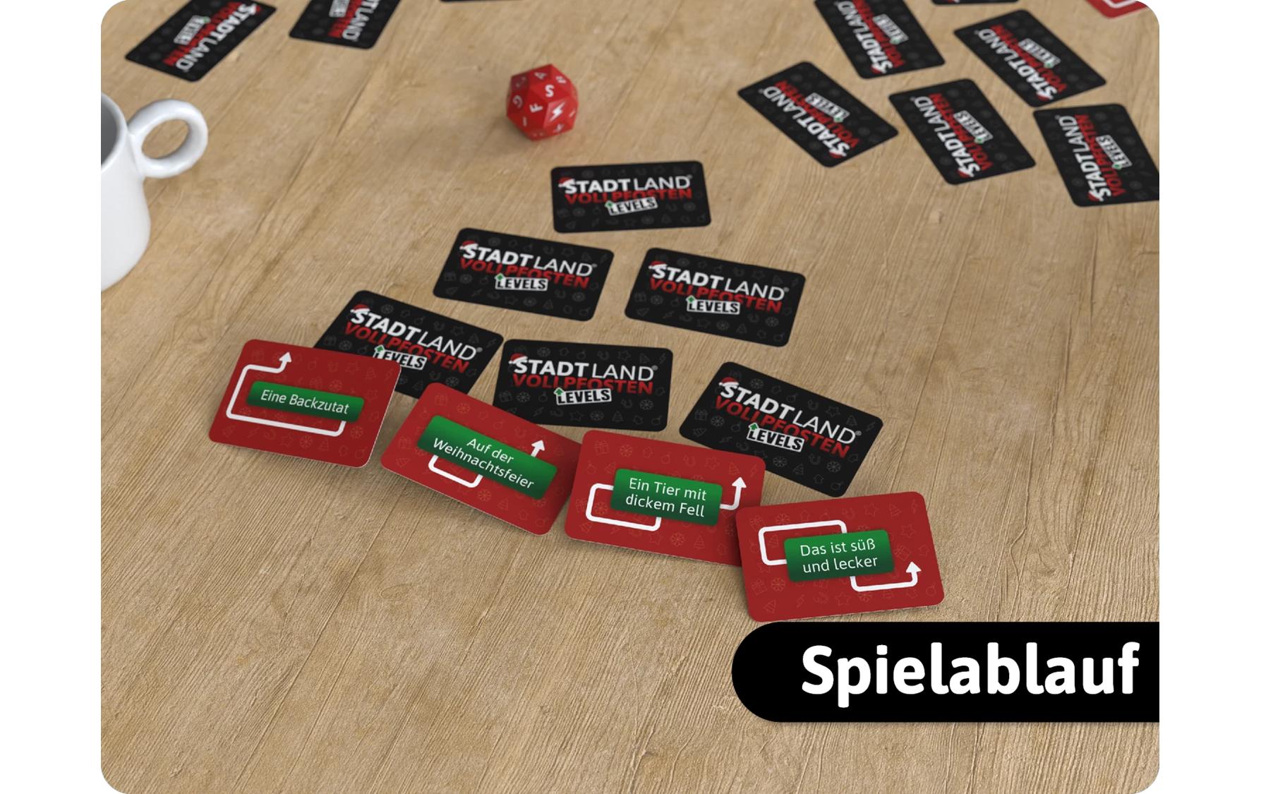 Denkriesen Stadt Land Vollpfosten – Levels Christmas Edition (d)