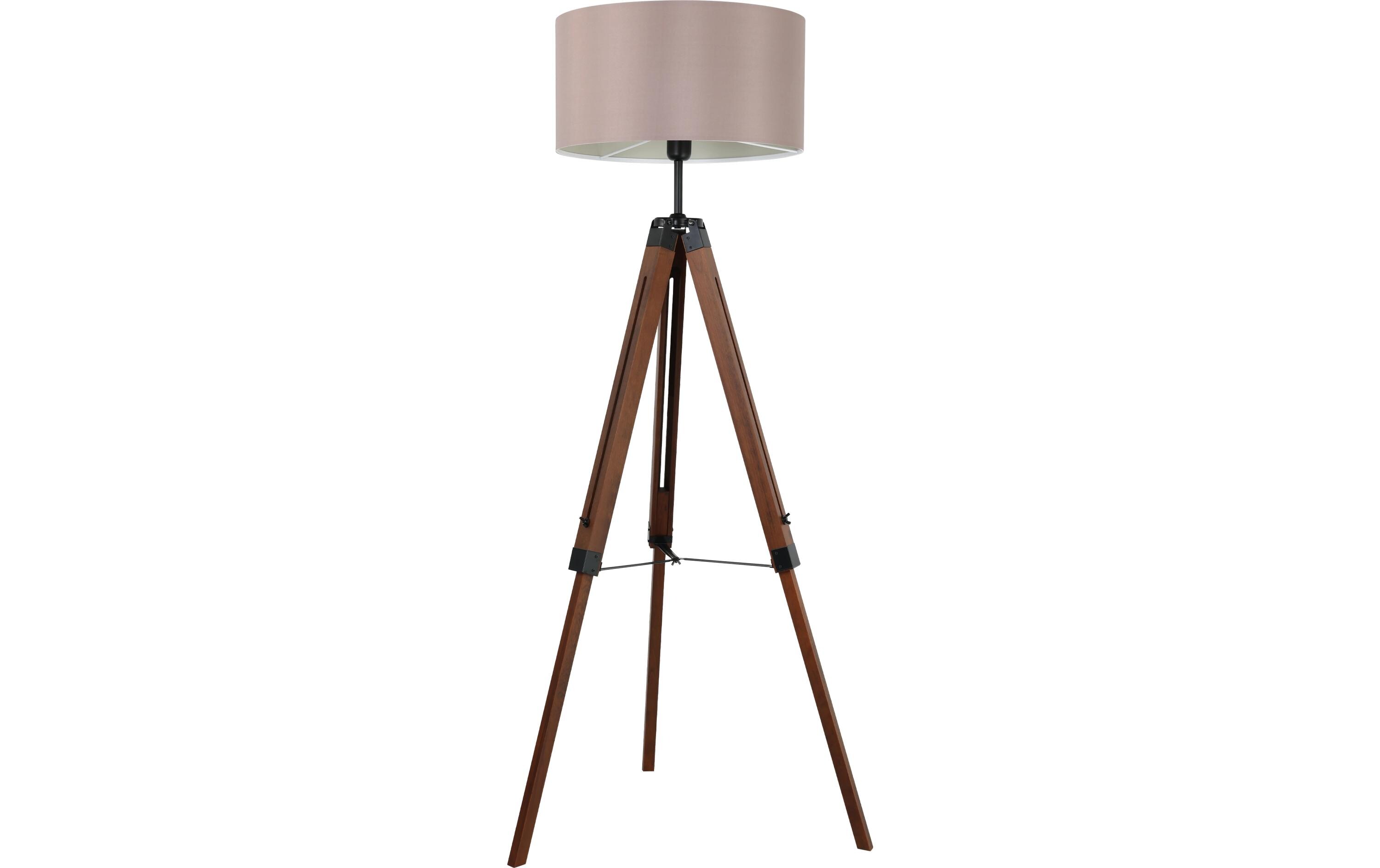 EGLO Leuchten Stehleuchte LANTADA nuss exkl. E27 1x60W