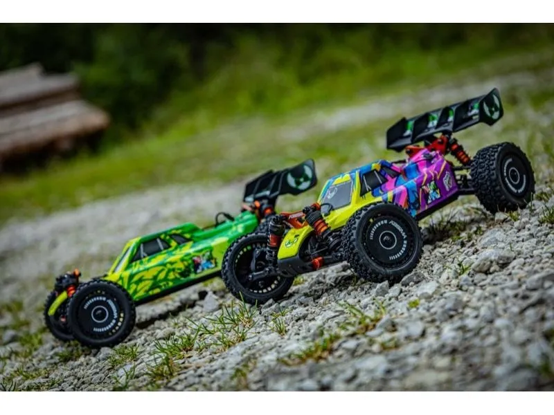 Absima Buggy Neon Furry grün, 4WD, RTR, 1:12