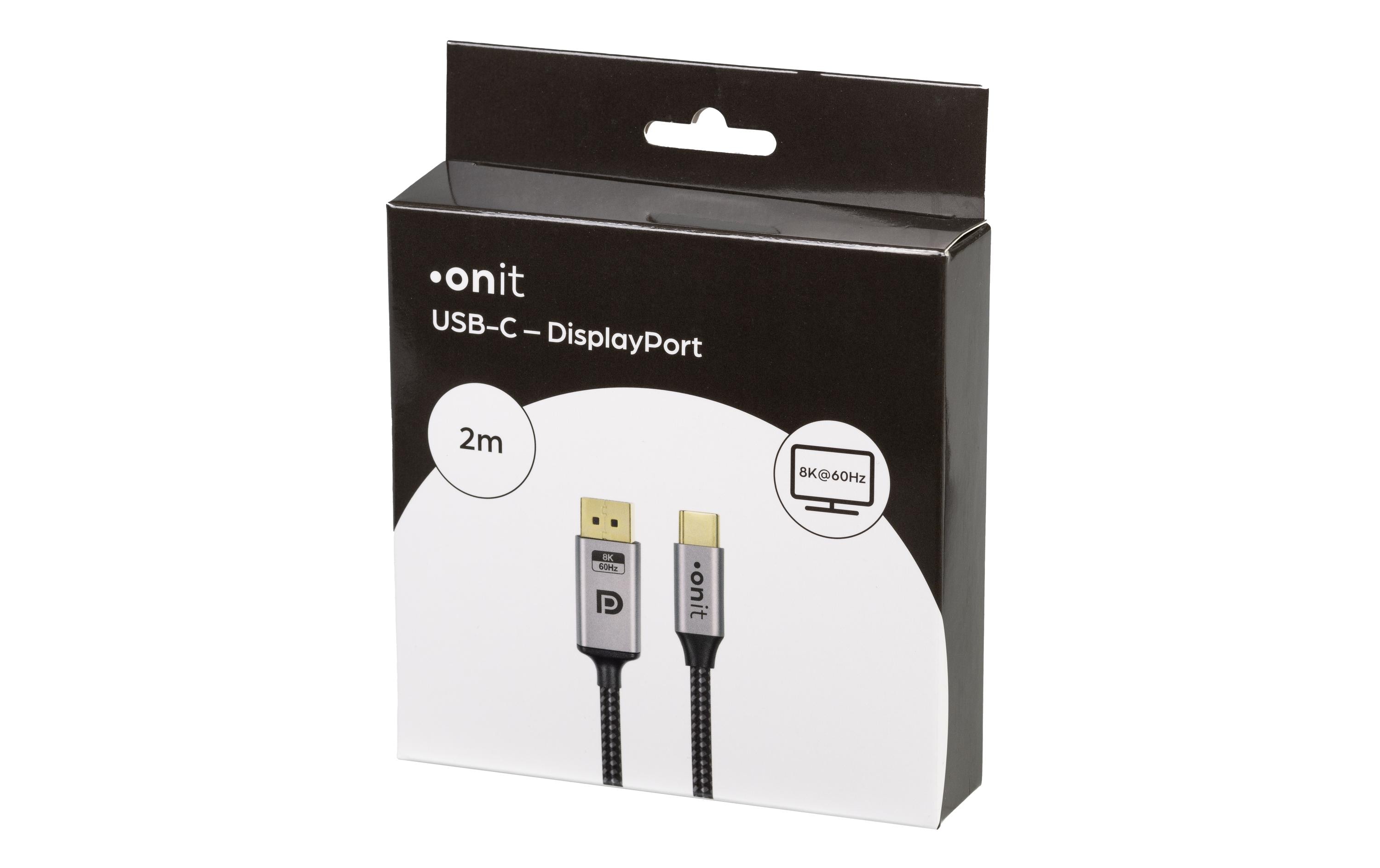 onit Kabel USB Type-C - DisplayPort, 2 m