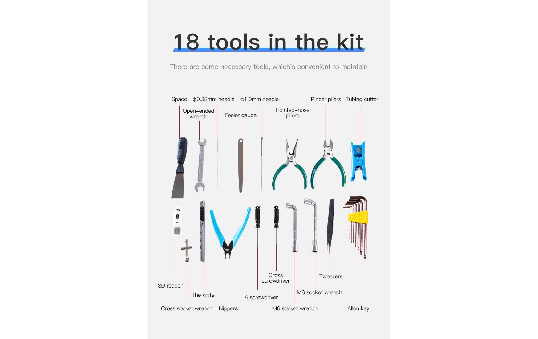 Creality Werkzeugbox für 3D Drucker