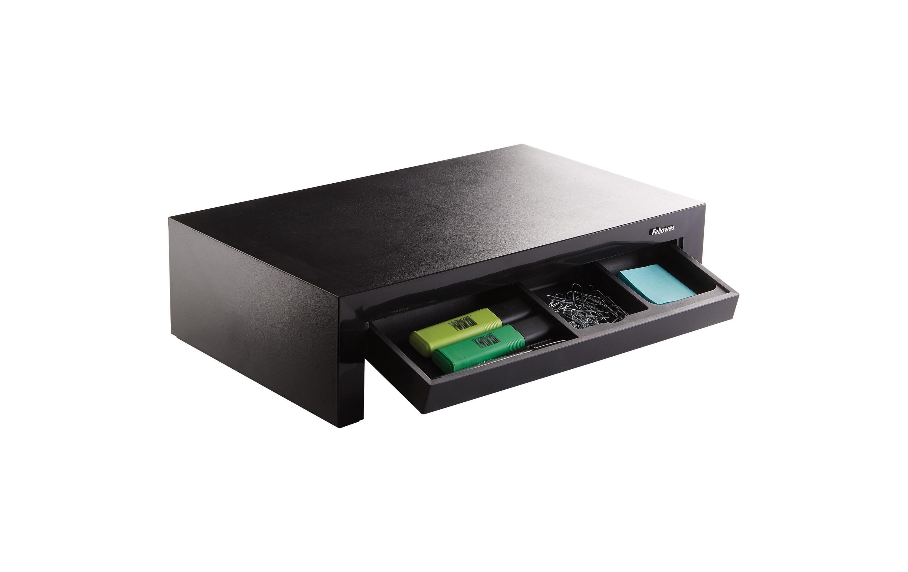 Fellowes Monitor Erhöhung Designer Suites Schwarz Fellowes Monitor Erhöhung Designer Suites Schwarz