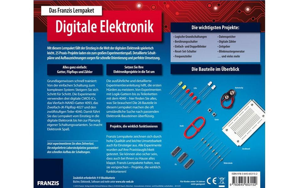 Franzis Sachbuch Informatik Lernpaket Digitale Elektronik