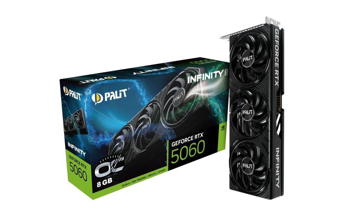 Palit Grafikkarte GeForce RTX 5060 Infinity 3 OC 8 GB