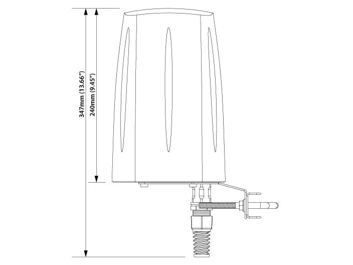 QuWireless 5G-Antenne QuSpot für Teltonika TRB500 SMA 7 dBi Rundstrahl QuWireless 5G-Antenne QuSpot für Teltonika TRB500 SMA 7 dBi Rundstrahl