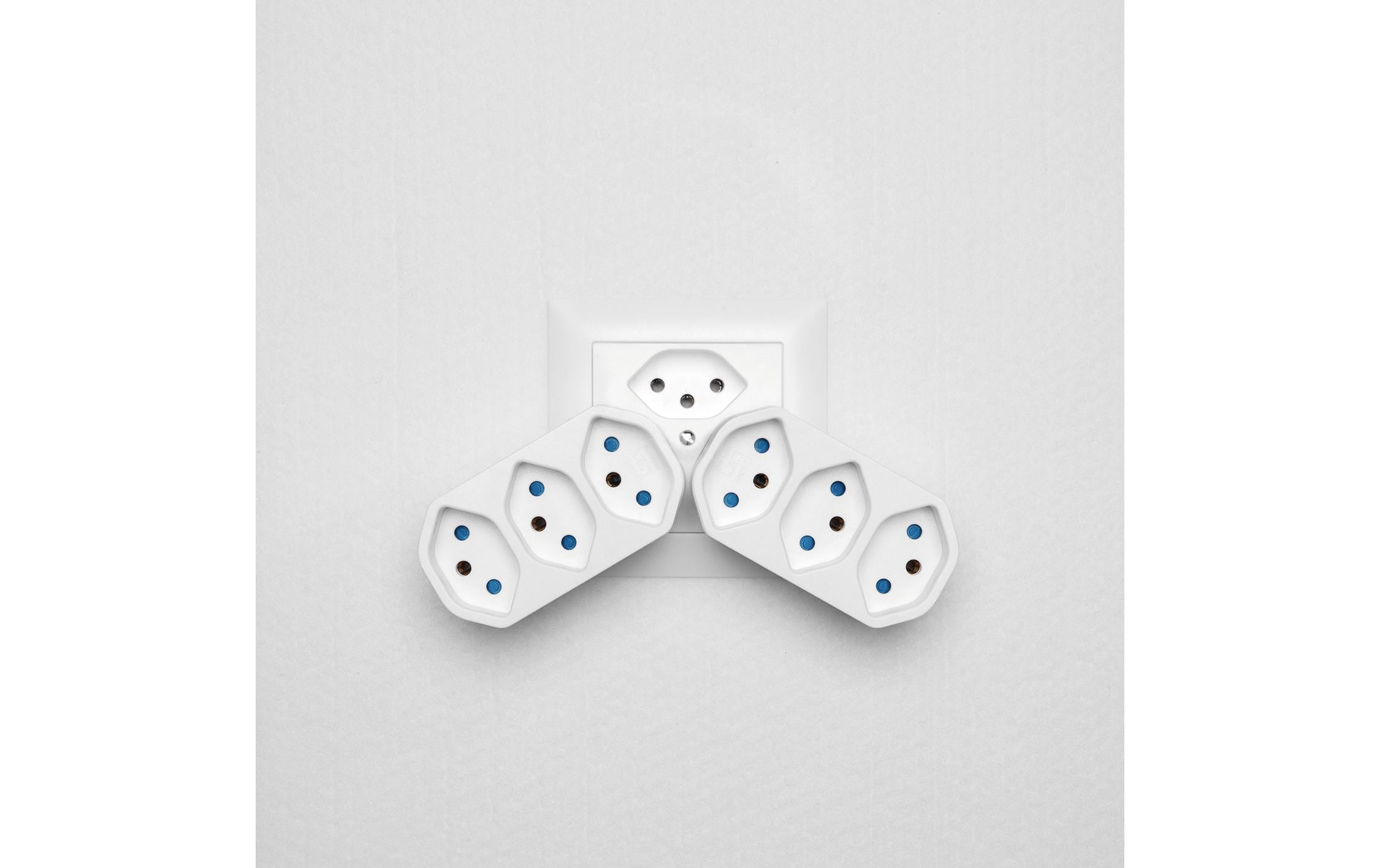 STEFFEN Manta Mehrfachadapter 3xT13 drehbar 3