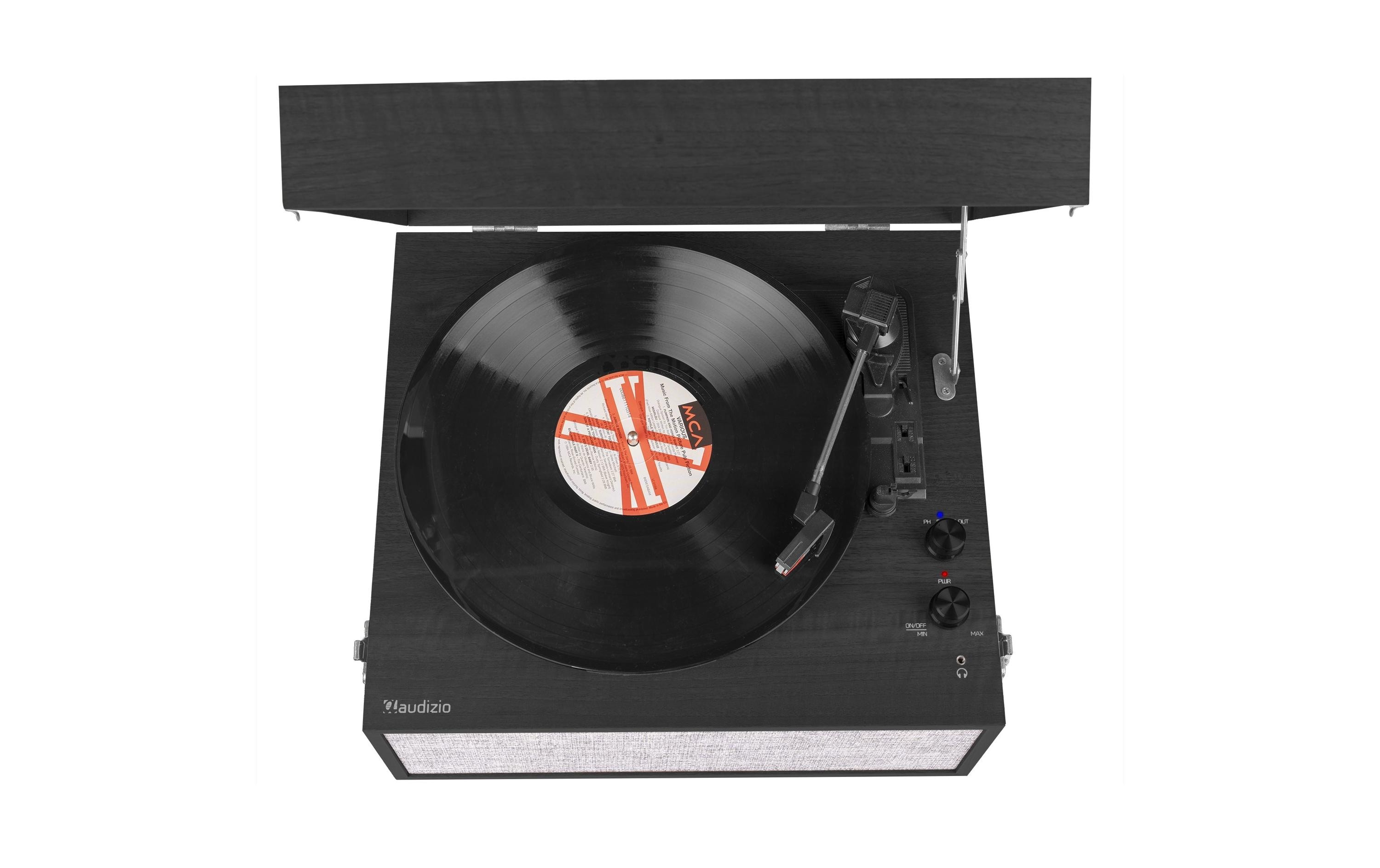 Audizio Plattenspieler mit Bluetooth Fremont Schwarz