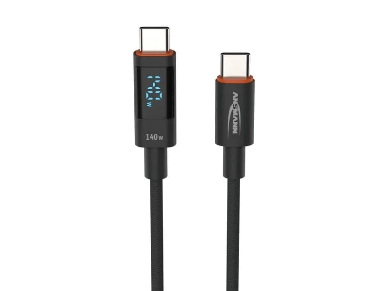 Ansmann USB-Ladekabel Typ-C auf USB Typ-C Kabel, 120 cm Ansmann USB-Ladekabel Typ-C auf USB Typ-C Kabel, 120 cm