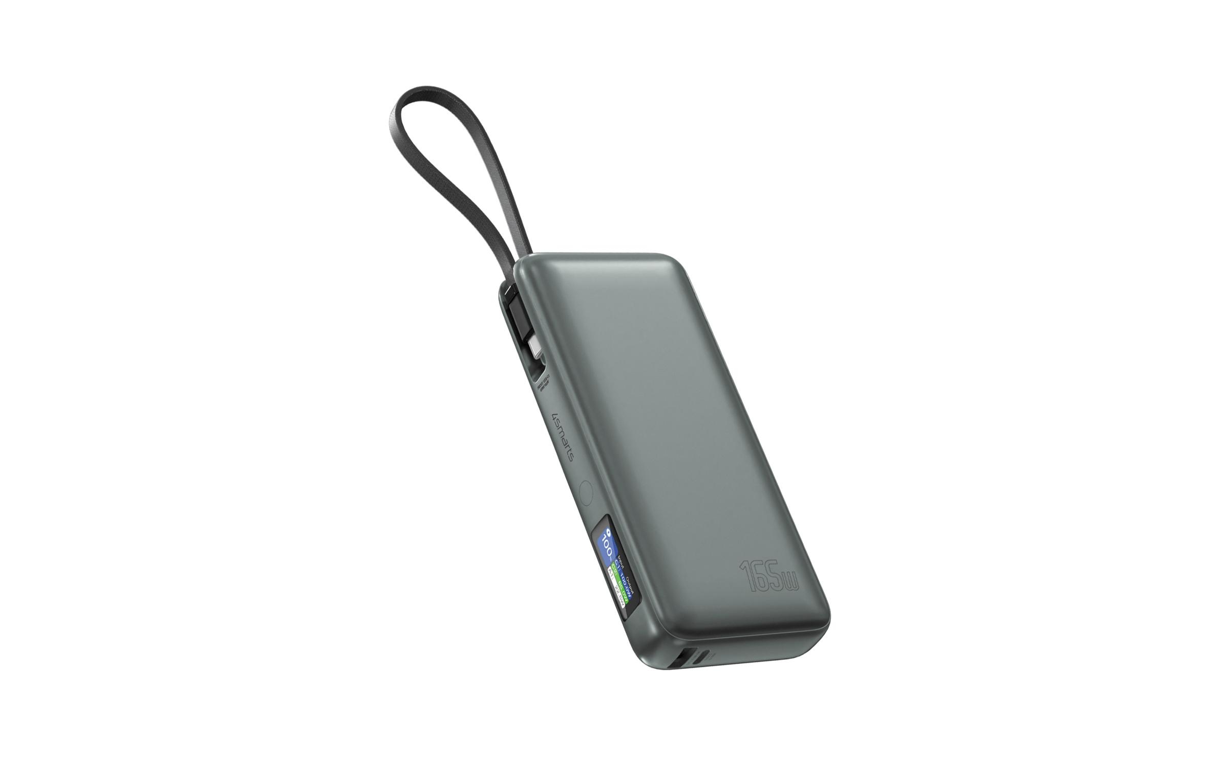4smarts Powerbank Enterprise, 20000 mAh, 165W, Spacegrau