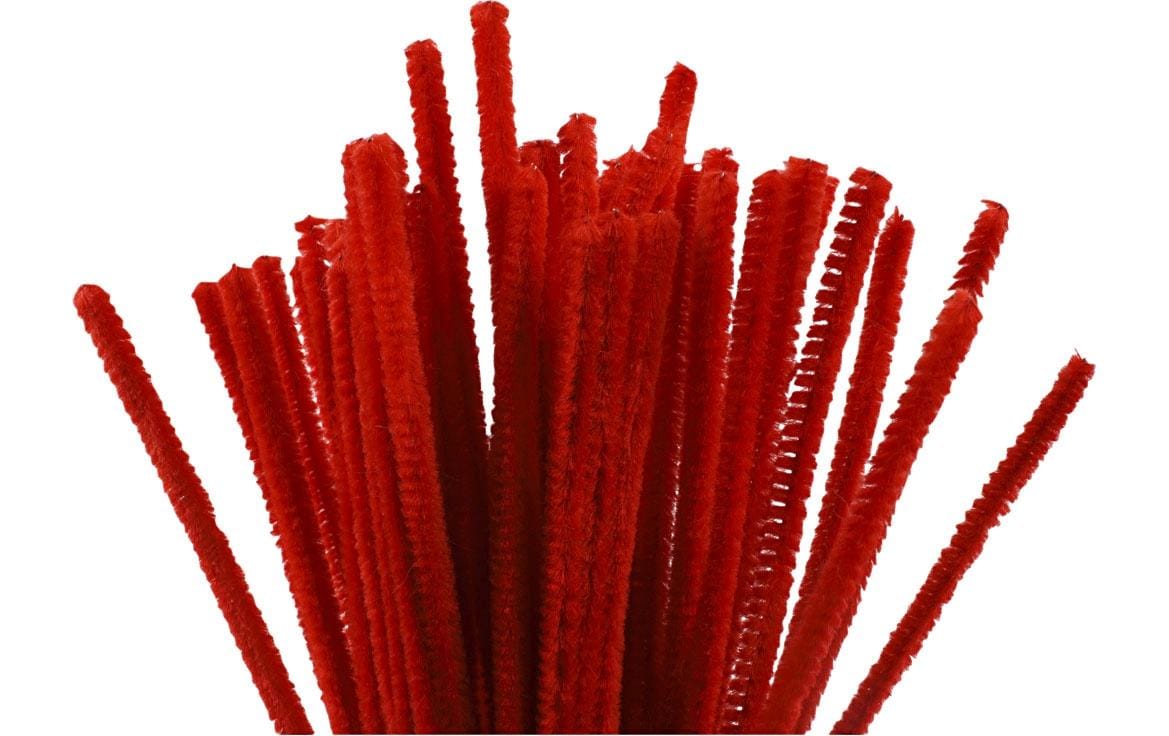 Creativ Company Chenilledraht 6 mm, 50 Stück Rot Creativ Company Chenilledraht 6 mm, 50 Stück Rot