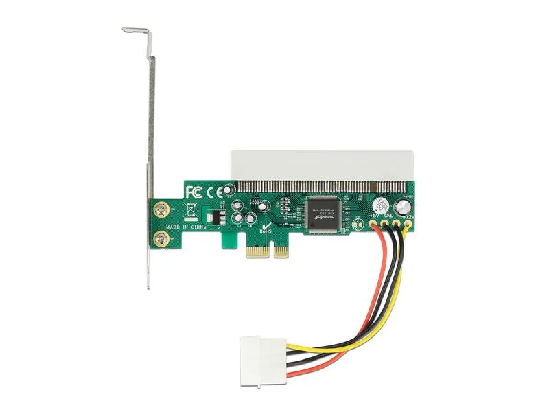 Delock PCI-E Riser Karte x1 zu 1 x PCI 32 Bit 5 V Slot Delock PCI-E Riser Karte x1 zu 1 x PCI 32 Bit 5 V Slot