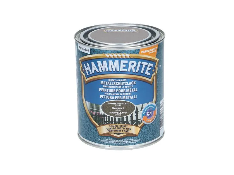 Hammerite Metall-Schutzlack HS Braun, 750 ml Hammerite Metall-Schutzlack HS Braun, 750 ml