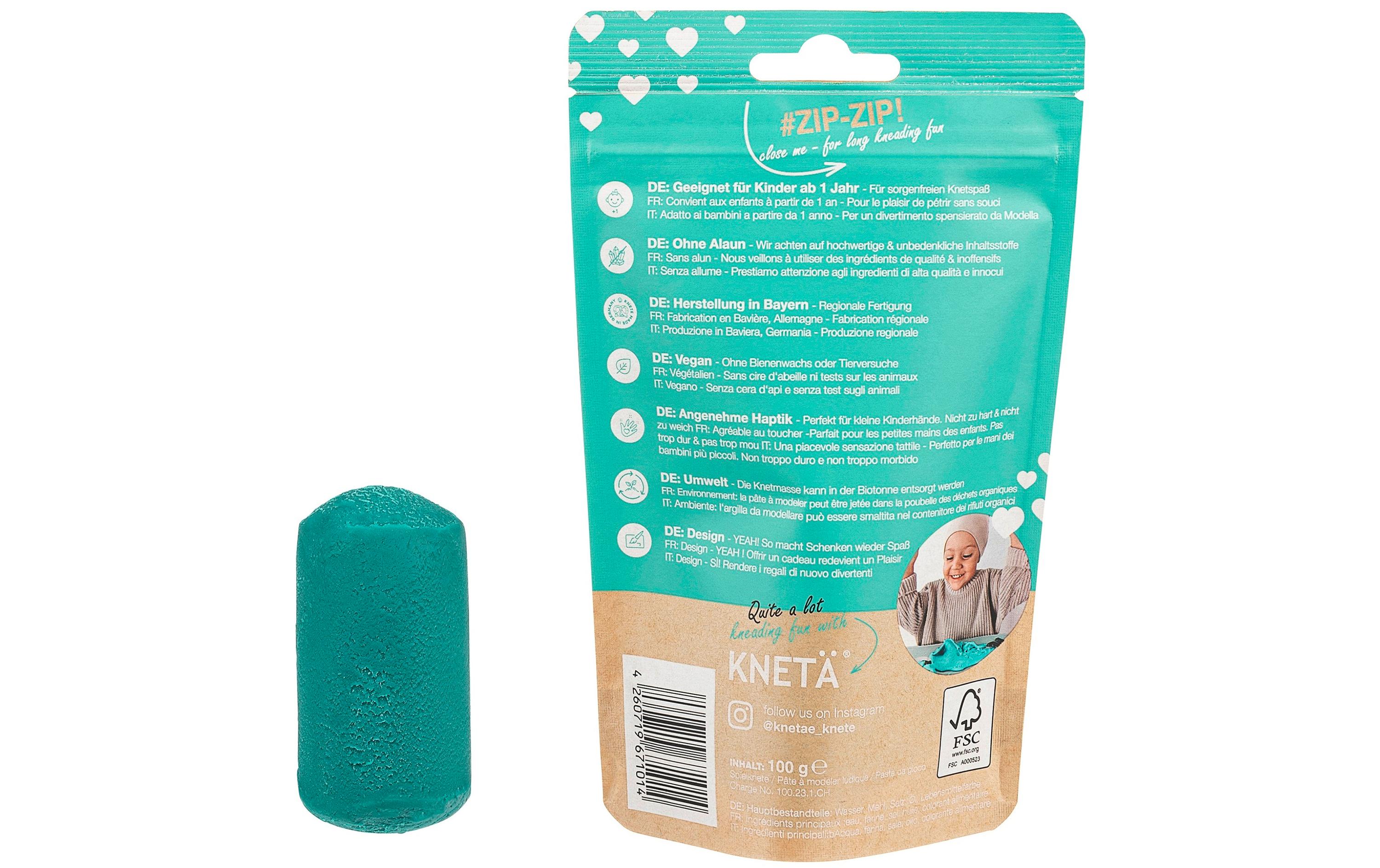 KNETÄ Vegane Spielknete Petrol 100 g KNETÄ Vegane Spielknete Petrol 100 g