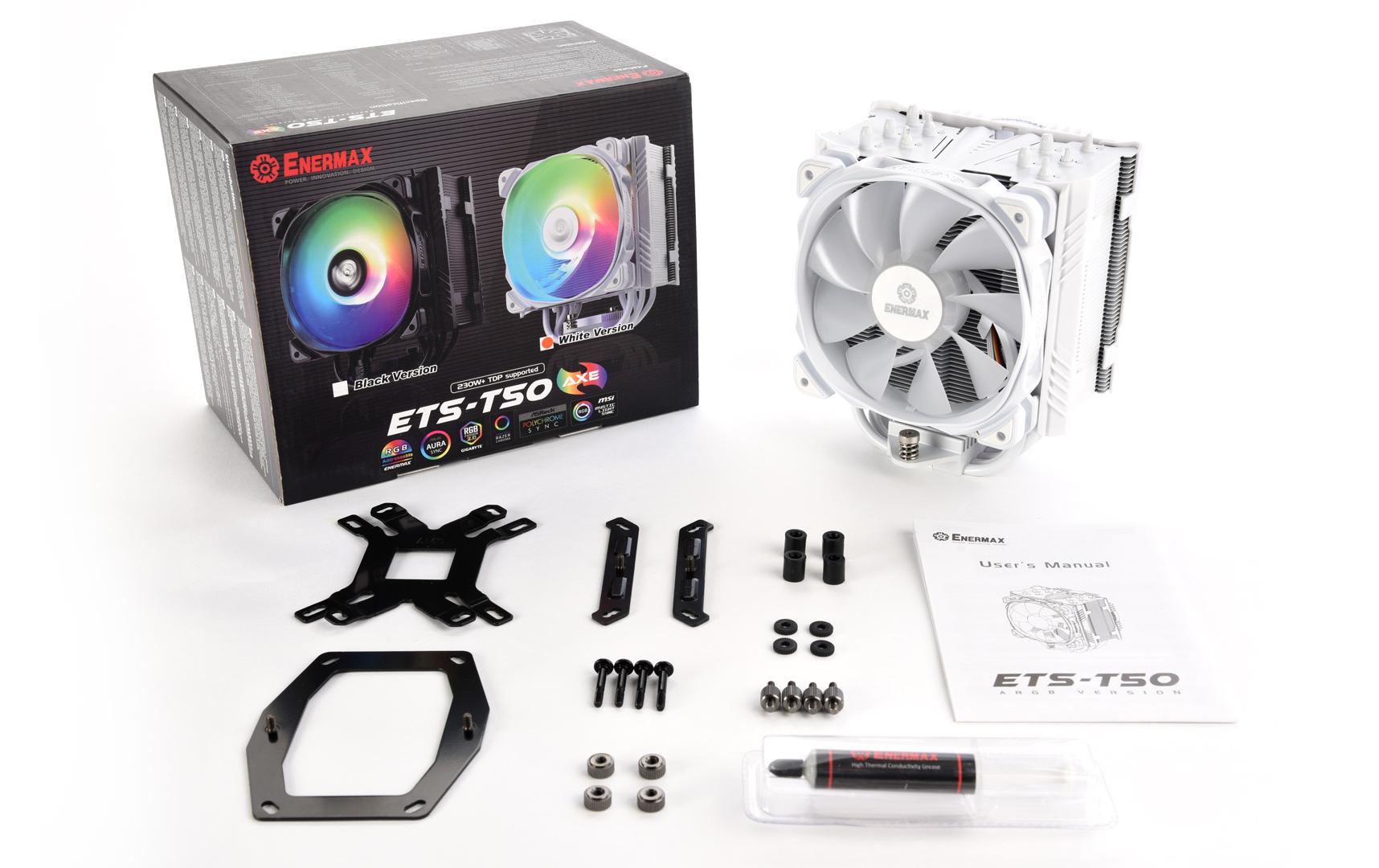 Enermax CPU-Kühler ETS-T50 Axe ARGB Weiss