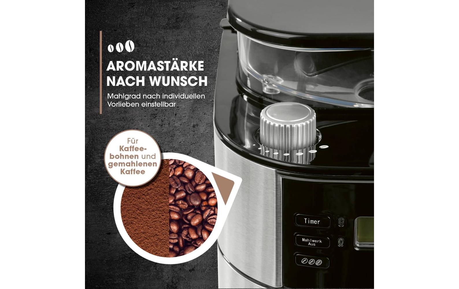 Barista Filterkaffeemaschine 30380 Schwarz/Edelstahl