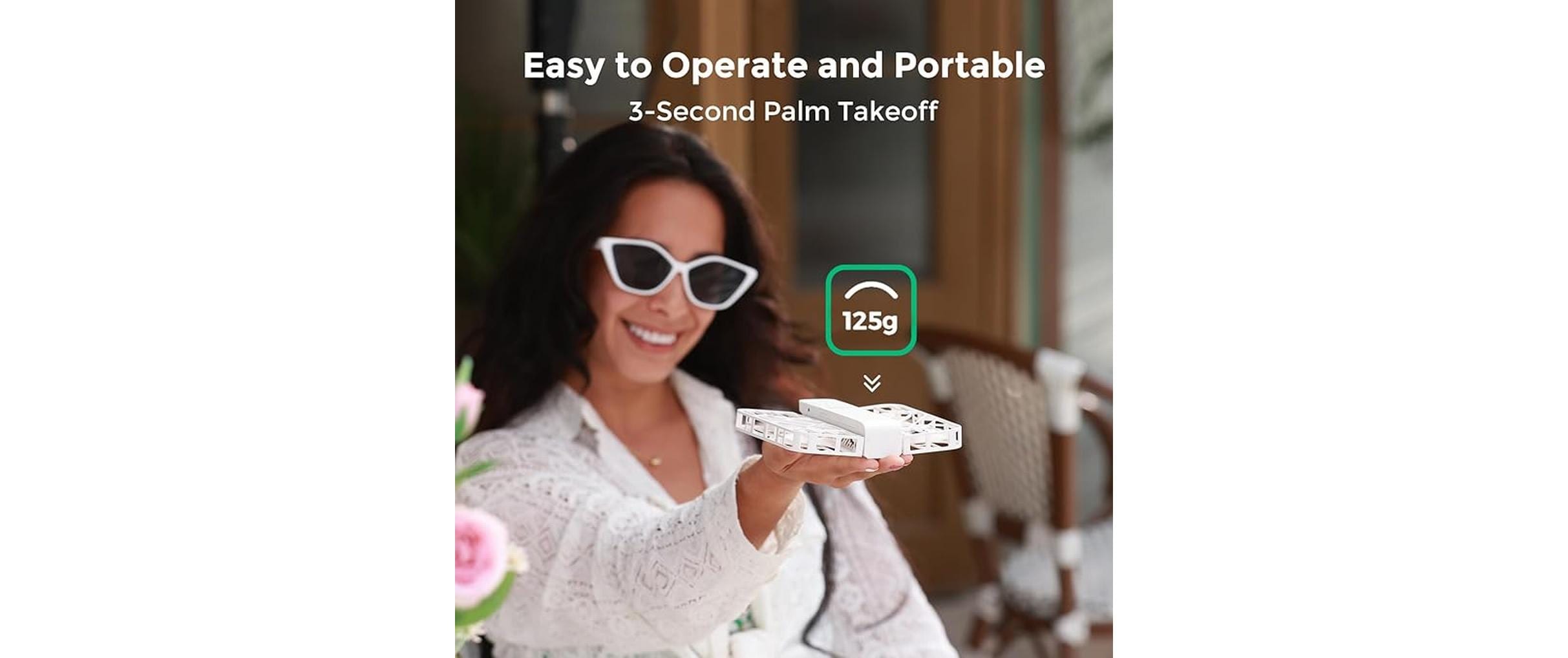 HOVERAir Multikopter HoverAir X1 Standard Weiss, RTF