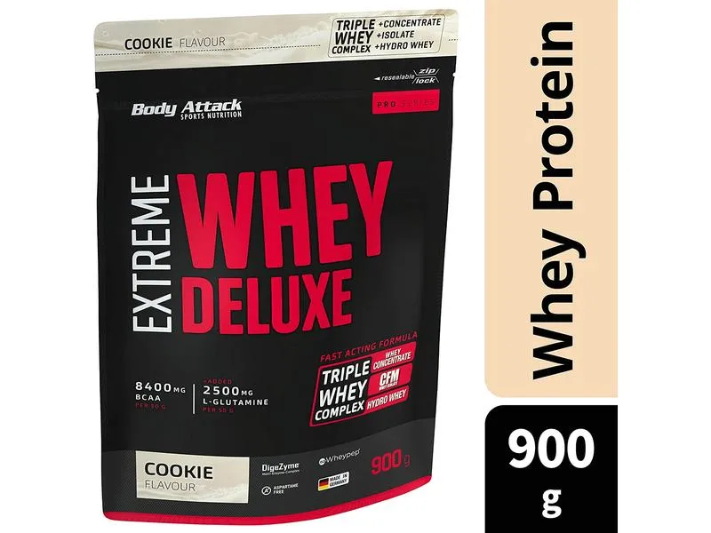 Body Attack Pulver Extreme Whey Deluxe Crème/Nougat 900 g
