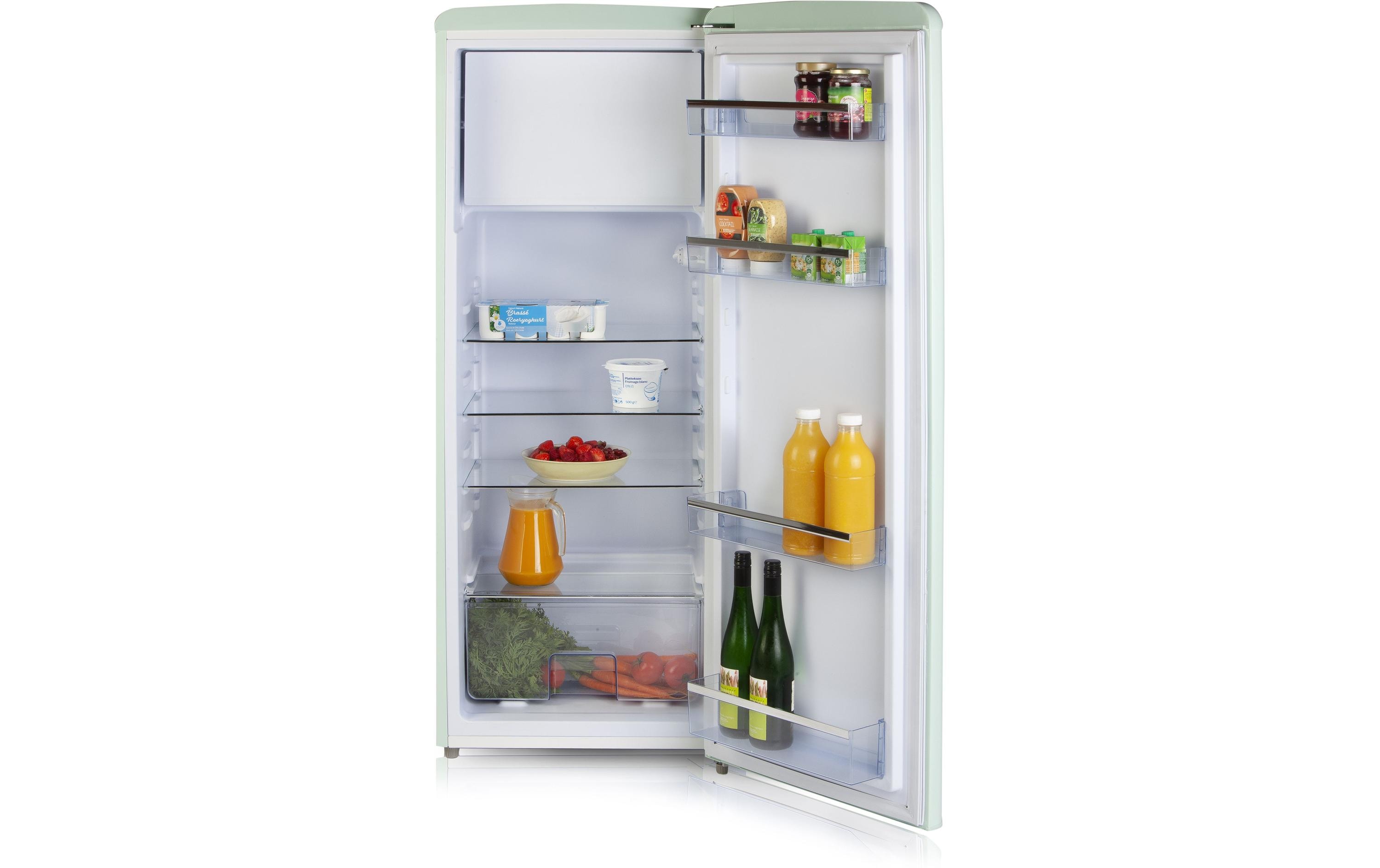 Domo Kühlschrank DO91701R Hellgrün, Rechts