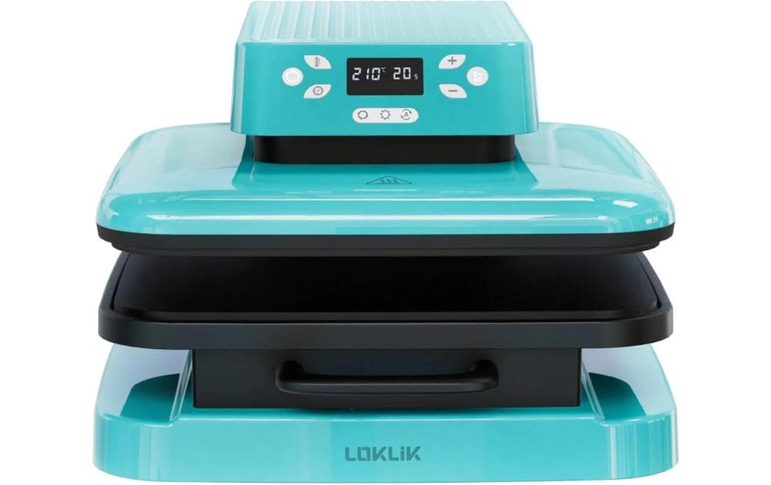 LOKLIK Transferpresse Auto Blau