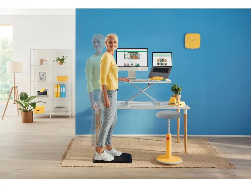 Leitz Ergo Cosy Active Sitz und Stehhocker Gelb Leitz Ergo Cosy Active Sitz und Stehhocker Gelb