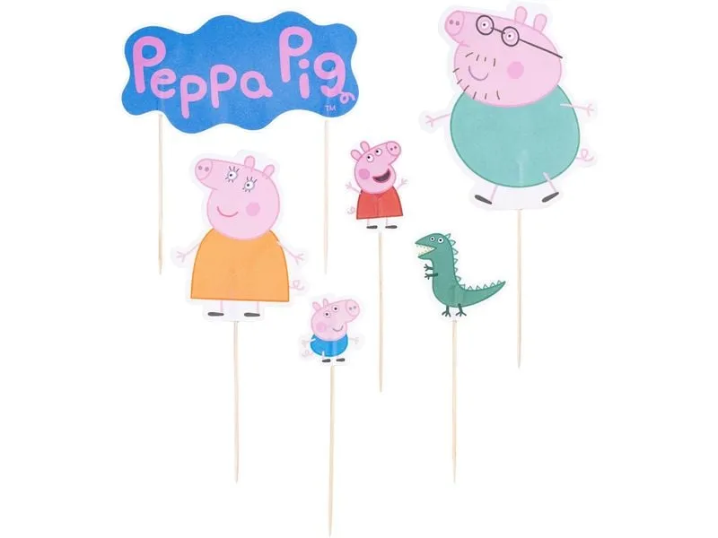 Dr.Oetker Kuchen-Topper Peppa Pig 12 Stück, Mehrfarbig Dr.Oetker Kuchen-Topper Peppa Pig 12 Stück, Mehrfarbig