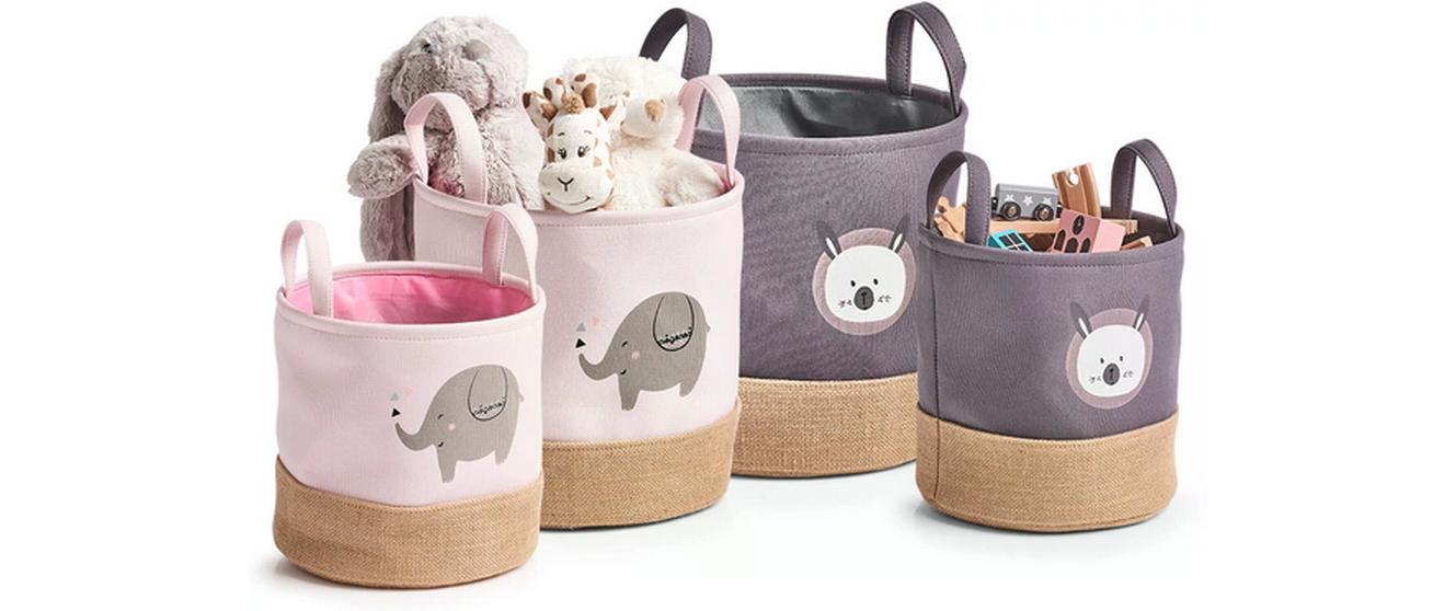 Zeller Present Spielzeugkorb Elefant 30 x 30 x 29 cm Zeller Present Spielzeugkorb Elefant 30 x 30 x 29 cm