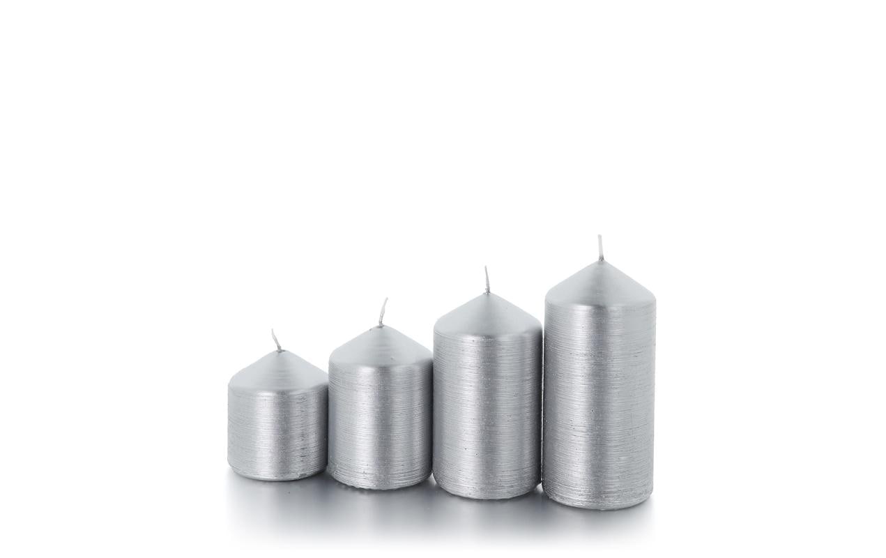 balthasar Adventstufenset Lygis Silber, 4 Stück