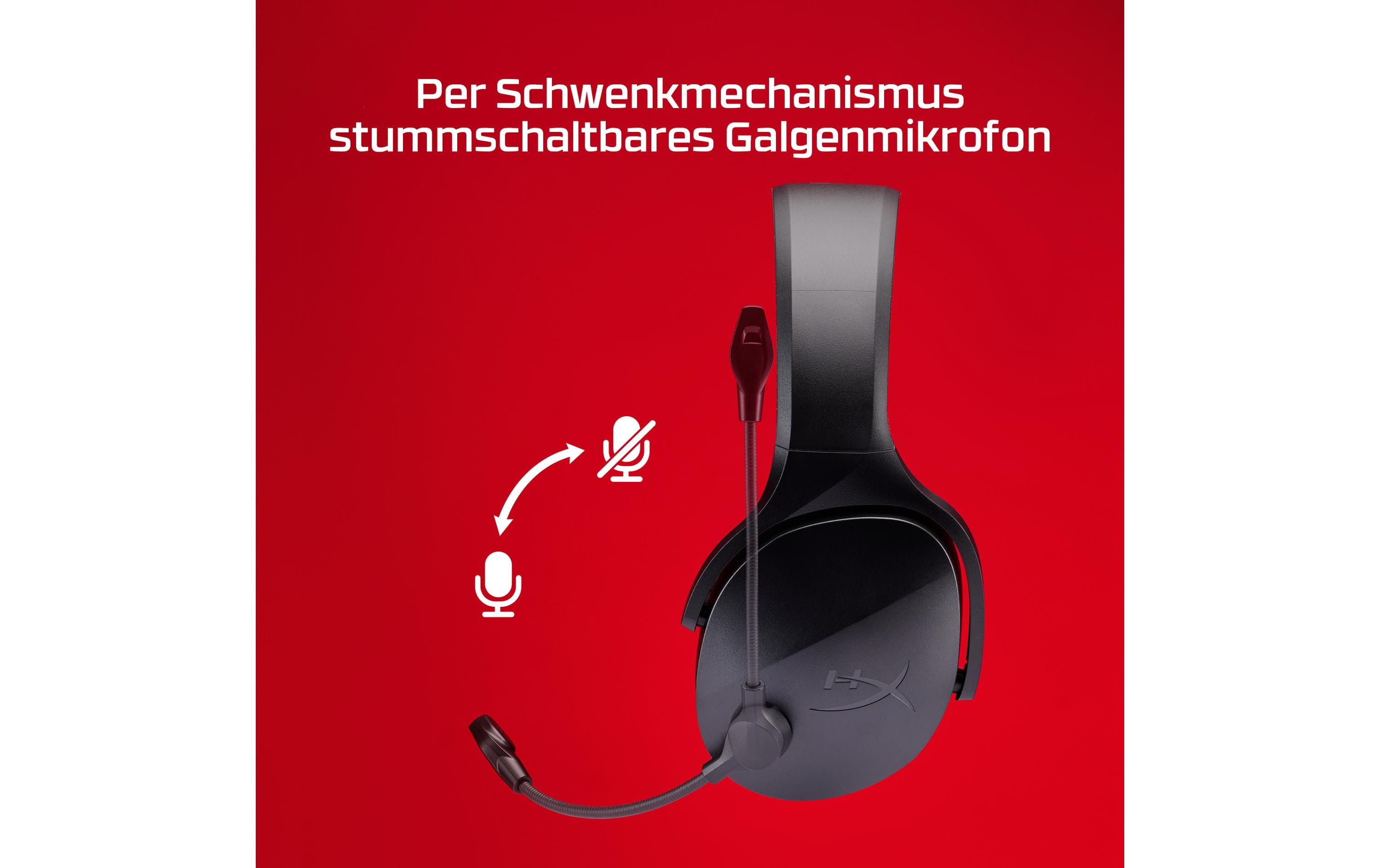 HyperX Gaming-Headset Cloud Jet kabellos Bluetooth Schwarz