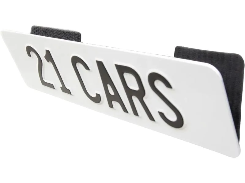 21CARS Klett Wechselschild Mini 21CARS Klett Wechselschild Mini