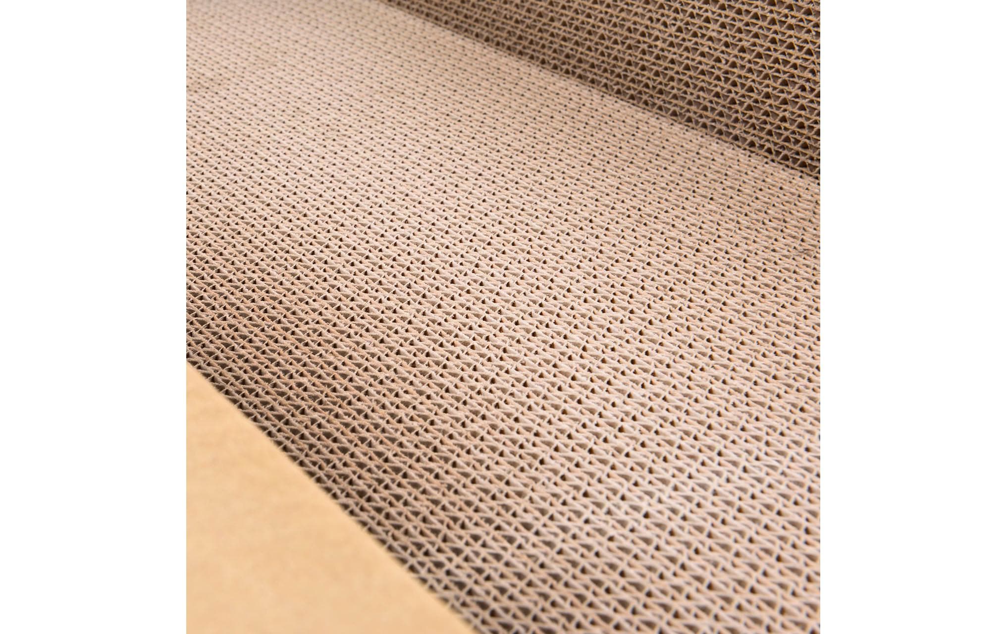 CanadianCat Kratzmöbel Kratzkarton, Braun-weiss