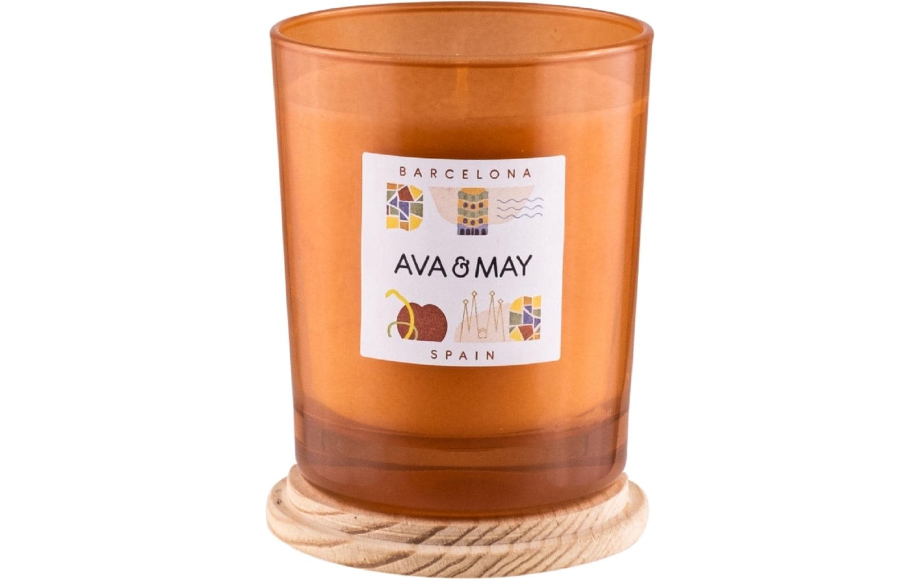 AVA & MAY Duftkerze Barcelona 180 g