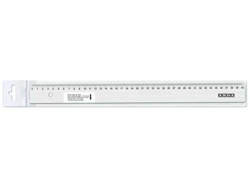 Arda Lineal Alu Profil 40 cm, mit Schneidekante Arda Lineal Alu Profil 40 cm, mit Schneidekante